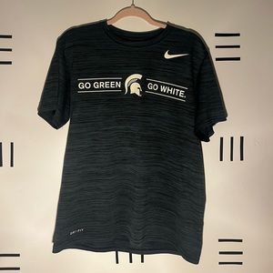 Michigan State Spartans Medium Nike Dri Fit Shirt